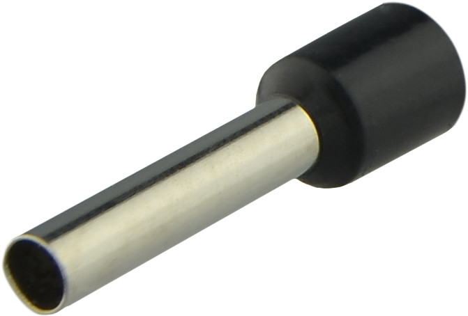 Наконечники трубчасті НТ 6,0-18 чорні (100 шт.), фото 1