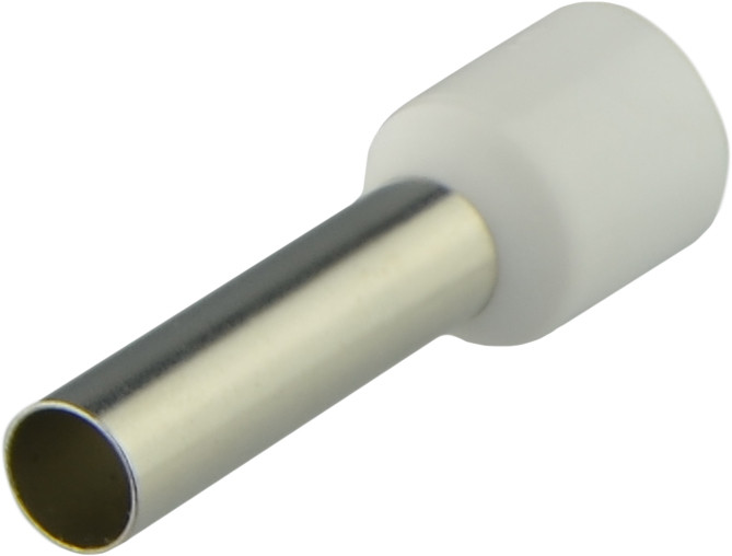 Наконечники трубчасті НТ 16,0-12 білі (100 шт.), фото 1