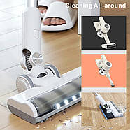 Ручний вертикальний пилосос без мішка на 300 Вт VC830 Білий Вакуумний вертикальний пилосос, фото 4