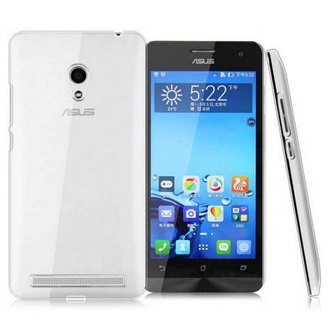 Чохол-накладка TPU для Asus Zenfone 6 Ultra-thin ser. Прозорий/безколірний, фото 1