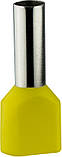 Наконечники трубчасті ТЕ 6,0-14 жовті (100 шт.), фото 2