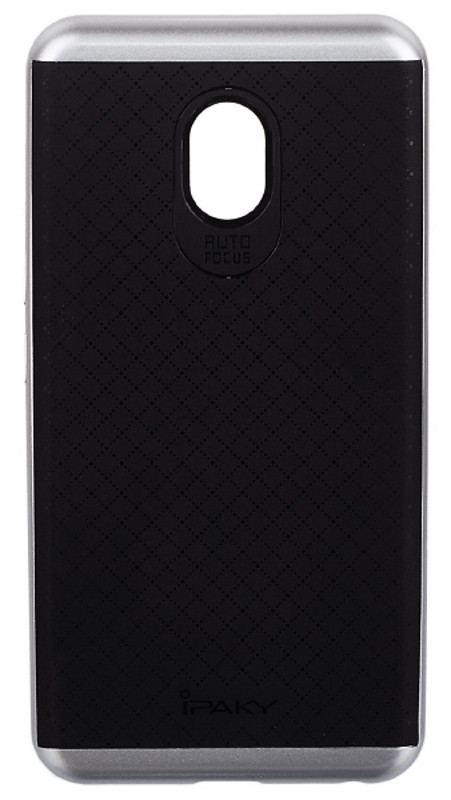 Чохол-накладка iPaky для Meizu M5 TPU+PC Чорний/сріблястий(343816)
