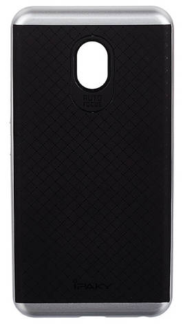 Чохол-накладка iPaky для Meizu M5 TPU+PC Чорний/сріблястий(343816), фото 1