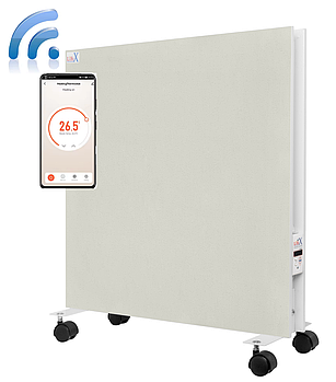 Підлоговий обігрівач з WiFi 1DAL Smart 800 DUO (бежевий) | Керамічний, Двосторонній (SMRT800DBE)