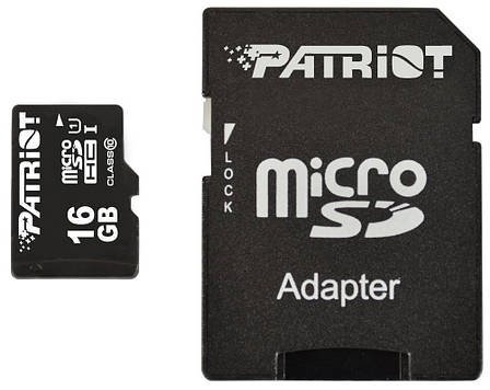 Карта пам'яті Patriot LX Series microSDHC 16GB Class10 (PSF16GMCSDHC10), фото 3