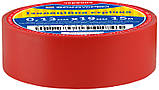 Стрічка ізоляційна 0,13мм*19мм/15м червона, фото 2
