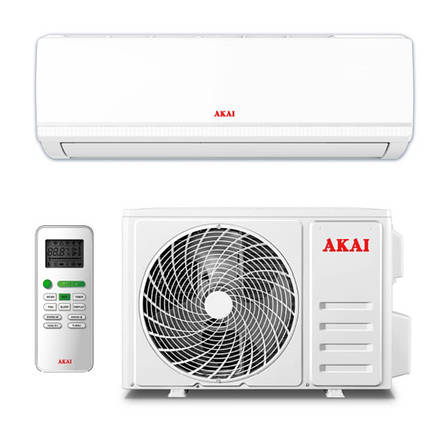 Кондиціонер настінний Akai AK-AC9010-IN Спліт-система Інверторний на 31 кв.м Білий, фото 1