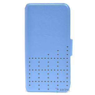Чохол-книжка Hama для iPhone 5/5S/SE Dots ser. Блакитний, фото 1