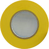 Стрічка ізоляційна 0,13мм*19мм/20м жовта, фото 3