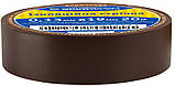 Стрічка ізоляційна 0,13мм*19мм/20м коричнева, фото 2