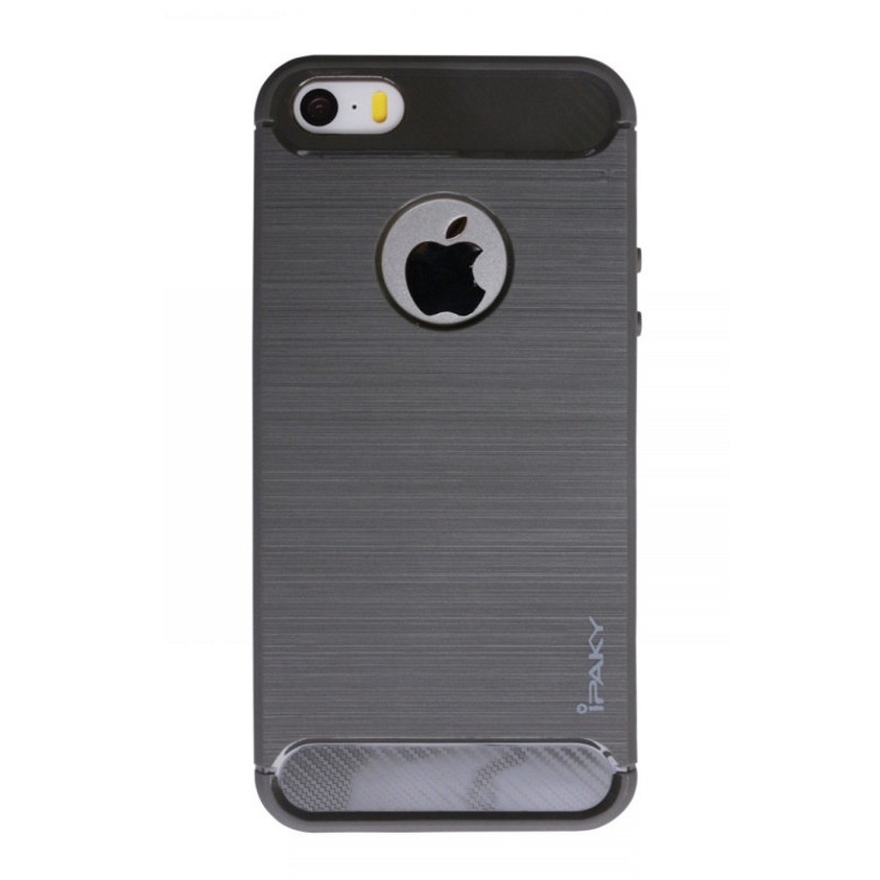 Чохол-накладка iPaky для iPhone 5/5S/SE Slim ser. TPU Сірий(323474)