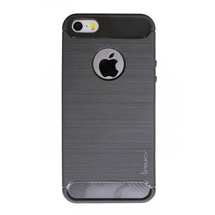 Чохол-накладка iPaky для iPhone 5/5S/SE Slim ser. TPU Сірий(323474), фото 1
