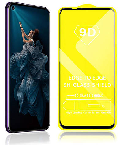 Захисне скло NZY для Huawei Honor 20/ Honor 20 Pro Full Clue Чорні рамки (001894), фото 1