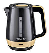 Електрочайник Maestro MR-033 1.7 л 2200 Вт Чорний/ Коричневий