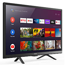 Телевізор LED ERGO 24" GHS5500 Smart TV Чорний (6815371), фото 5