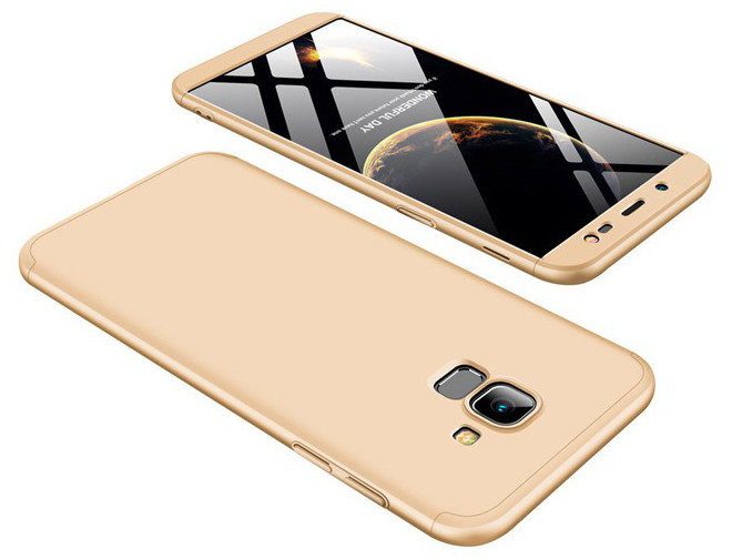 Чохол-360° LikGus для Samsung Galaxy J6 (2018)/ J600F Золотистий (126165)