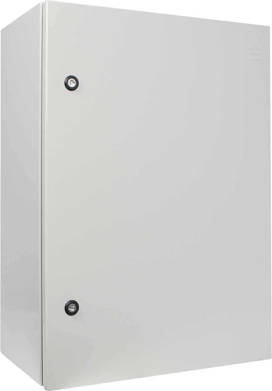 Корпус з монтажною панеллю металевий 60*40*20, IP65, серії UBox, фото 1