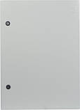 Корпус з монтажною панеллю металевий 60*40*20, IP65, серії UBox, фото 2