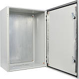 Корпус з монтажною панеллю металевий 60*40*20, IP65, серії UBox, фото 4