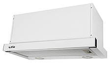 Витяжка Ventolux GARDA 60 WH (1000) LED Телескопічна Білий, фото 3