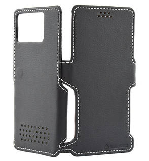 Чохол-книжка StatusCase універсальний 5.5" Тонкий Екошкіра Чорний матовий, фото 4