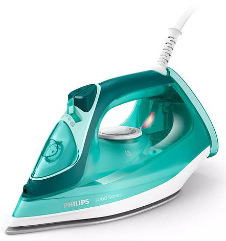 Праска з паровим ударом Philips DST3030/70 2400 Вт Бірюзовий/ Білий, фото 1