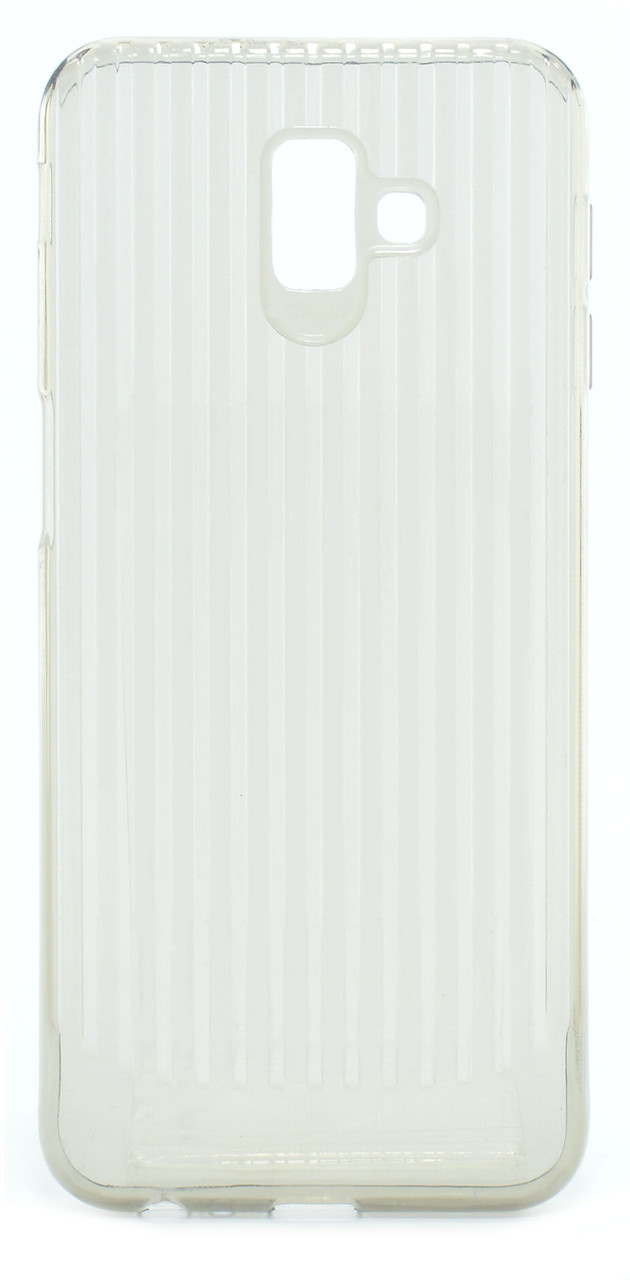 Чохол-накладка NZY для Samsung Galaxy J6 Plus(2018) / J610F Grill ser. Прозорий/ Чорний (126136)