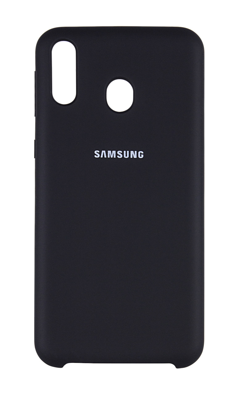 Чохол-накладка Silicone Case для Samsung Galaxy M20 Чорний (579736)