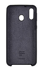 Чохол-накладка Silicone Case для Samsung Galaxy M20 Чорний (579736), фото 3