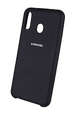Чохол-накладка Silicone Case для Samsung Galaxy M20 Чорний (579736), фото 5