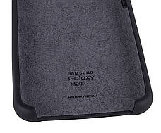 Чохол-накладка Silicone Case для Samsung Galaxy M20 Чорний (579736), фото 6