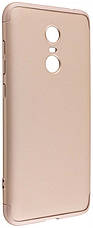 Чохол-360° LikGus для Xiaomi Redmi 5 Plus / Note 5 Global 360° Золотистий(438451), фото 4