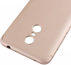 Чохол-360° LikGus для Xiaomi Redmi 5 Plus / Note 5 Global 360° Золотистий(438451), фото 5