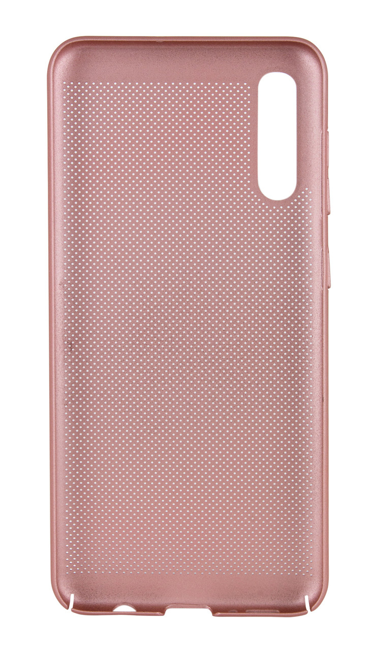Чохол-накладка NZY для Samsung Galaxy A50/ A505F Grid Case ser. Рожевий (971143)