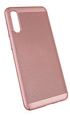 Чохол-накладка NZY для Samsung Galaxy A50/ A505F Grid Case ser. Рожевий (971143), фото 5