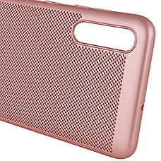 Чохол-накладка NZY для Samsung Galaxy A50/ A505F Grid Case ser. Рожевий (971143), фото 6