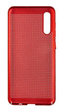 Чохол-накладка NZY для Samsung Galaxy A50/ A505F Grid Case ser. Червоний (971136), фото 3