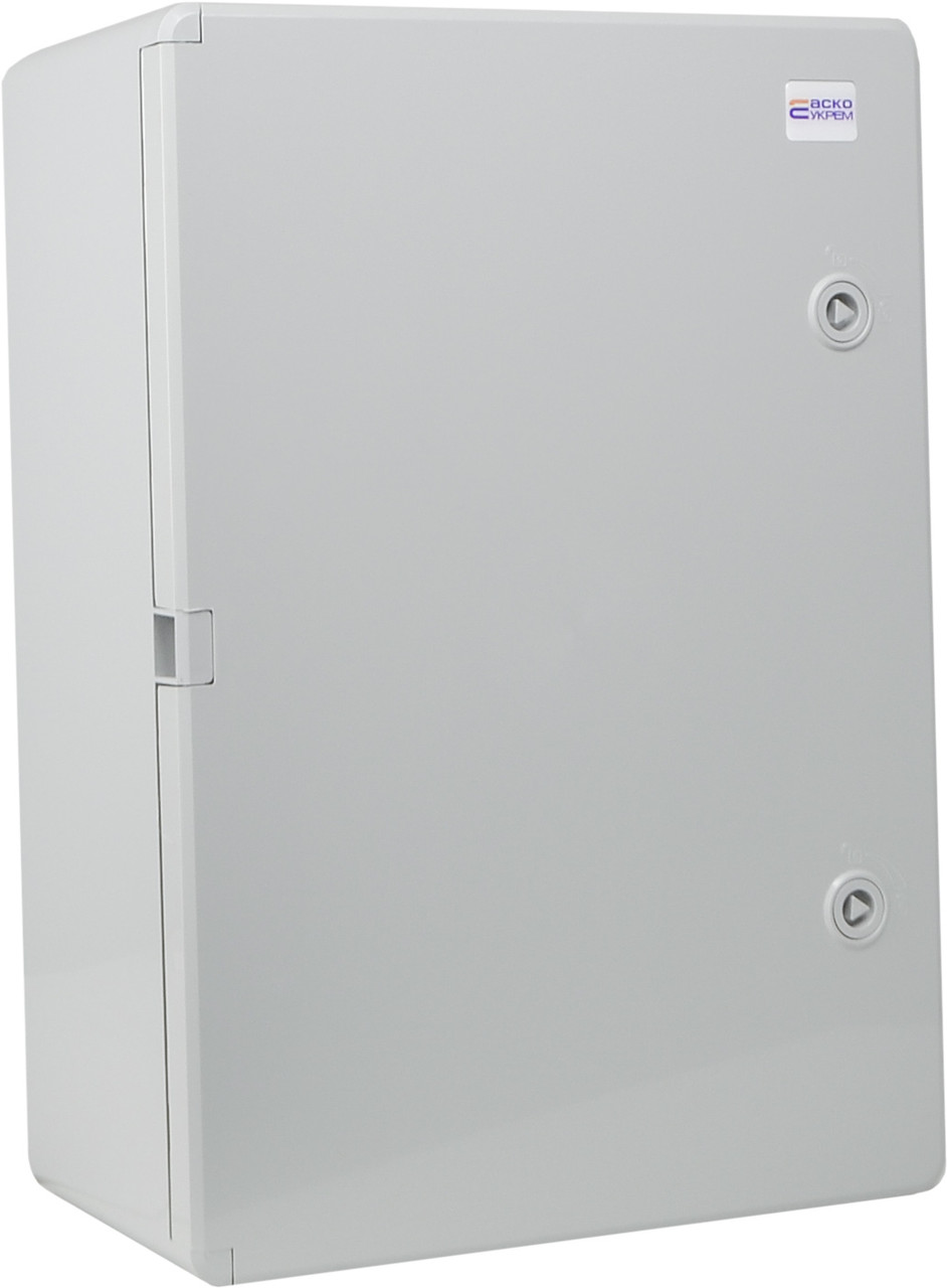 Корпус з АБС-пластику, ударостійкий, з монтажною панеллю, непрозорі дверцята, 30*40*17, ІР65, серіїUBox, фото 1