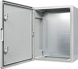 Корпус з АБС-пластику, ударостійкий, з монтажною панеллю, непрозорі дверцята, 35*50*19, ІР65, серіїUBox, фото 4