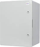 Корпус з АБС-пластику, ударостійкий, з монтажною панеллю, непрозорі дверцята, 40*50*24, ІР65, серіїUBox, фото 3