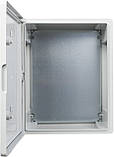 Корпус з АБС-пластику, ударостійкий, з монтажною панеллю, непрозорі дверцята, 40*50*24, ІР65, серіїUBox, фото 5
