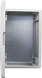 Корпус з АБС-пластику, ударостійкий, з монтажною панеллю, непрозорі дверцята, 40*60*20, ІР65, серіїUBox, фото 3