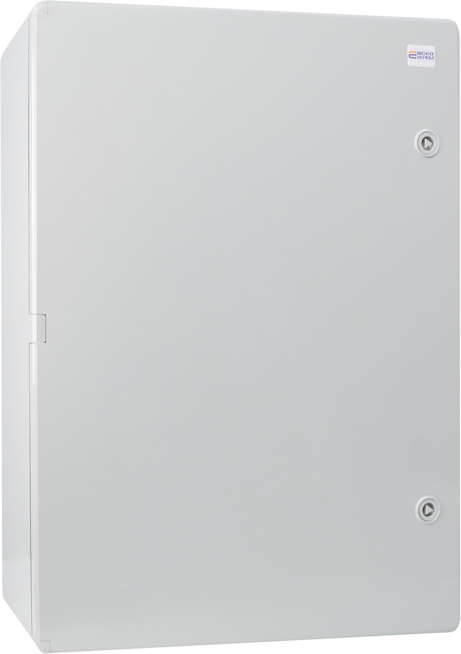 Корпус з АБС-пластику, ударостійкий, з монтажною панеллю, непрозорі дверцята, 50*70*25, ІР65, серіїUBox, фото 1