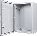 Корпус з АБС-пластику, ударостійкий, з монтажною панеллю, прозорі дверцята, 35*50*19, ІР65, серіїUBox, фото 4