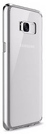 Чохол-накладка Rock RPC1226 для Samsung G955 S8 Plus Pure ser.TPU+PC Прозорий/чорний, фото 4