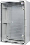 Корпус з АБС-пластику, ударостійкий, з монтажною панеллю, прозорі дверцята, 40*60*20, ІР65, серіїUBox, фото 4