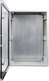 Корпус з АБС-пластику, ударостійкий, з монтажною панеллю, прозорі дверцята, 50*70*25, ІР65, серіїUBox, фото 3