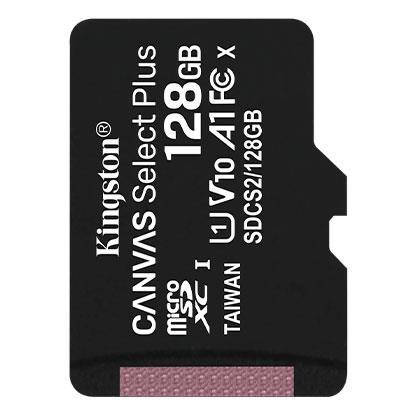 Карта пам'яті Kingston 128GB microSDXC C10 (SDCS2/128GBSP), фото 1