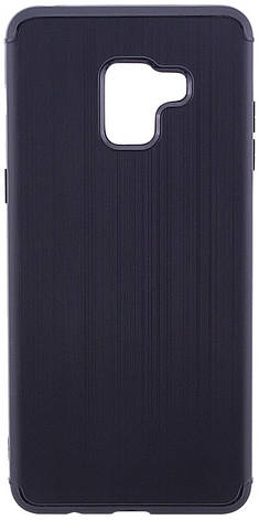 Чохол-накладка Carbon для Samsung A530 Galaxy A8 (2018) Силікон Чорний, фото 1