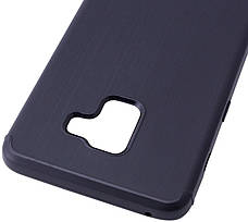 Чохол-накладка Carbon для Samsung A530 Galaxy A8 (2018) Силікон Чорний, фото 5